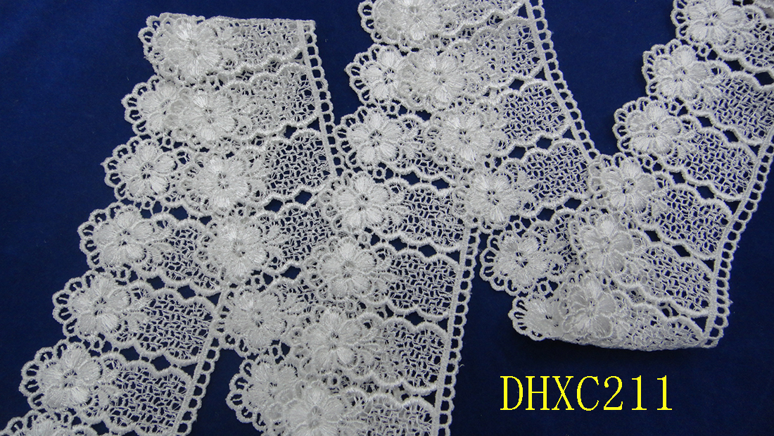 Lace accessories, lace clothing embroidery, water-soluble lace Specification image