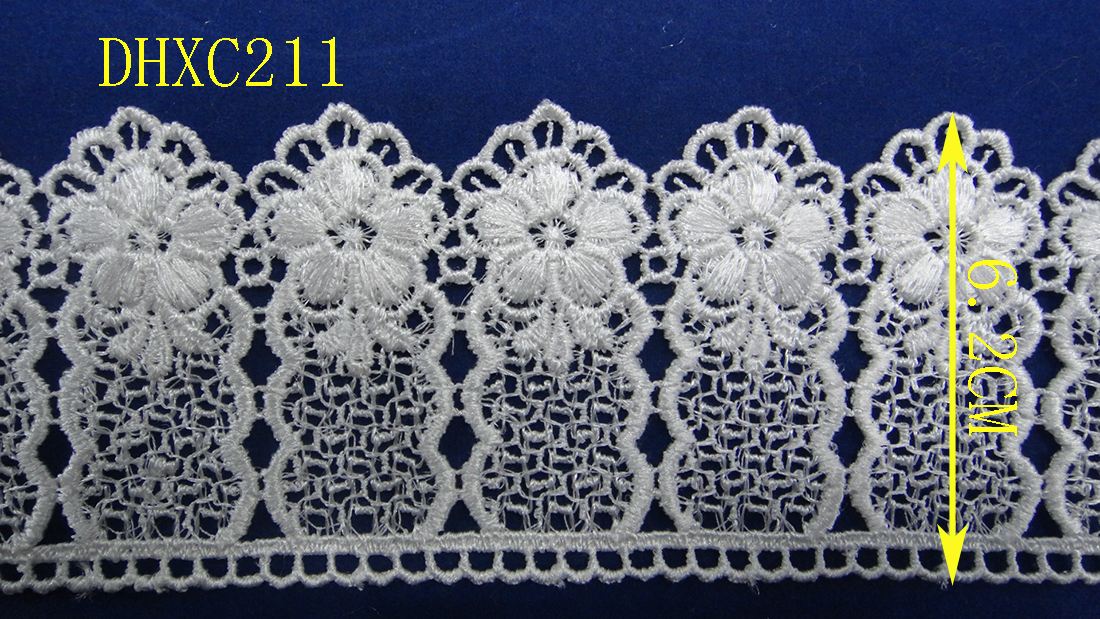 Lace accessories, lace clothing embroidery, water-soluble lace