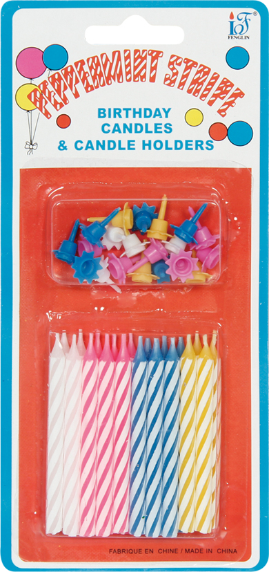 【 Maple Forest 】SR021-20 20 Candles 20 Flowers Birthday Candles