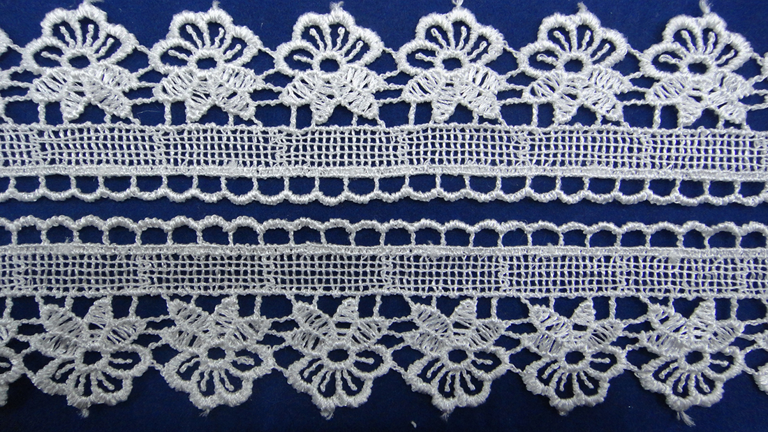 Lace accessories, lace clothing embroidery, water-soluble lace Application Scenario