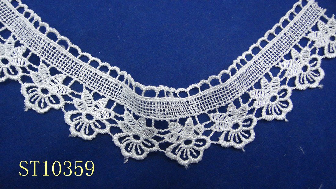 Lace accessories, lace clothing embroidery, water-soluble lace details Picture