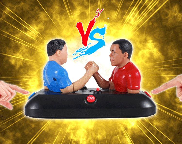 Arm wrestling game Two fanatical arm wrestling console vent puzzle game