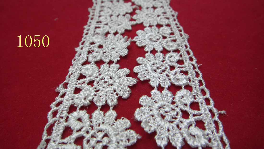 Lace accessories, lace clothing embroidery, water-soluble lace Application Scenario