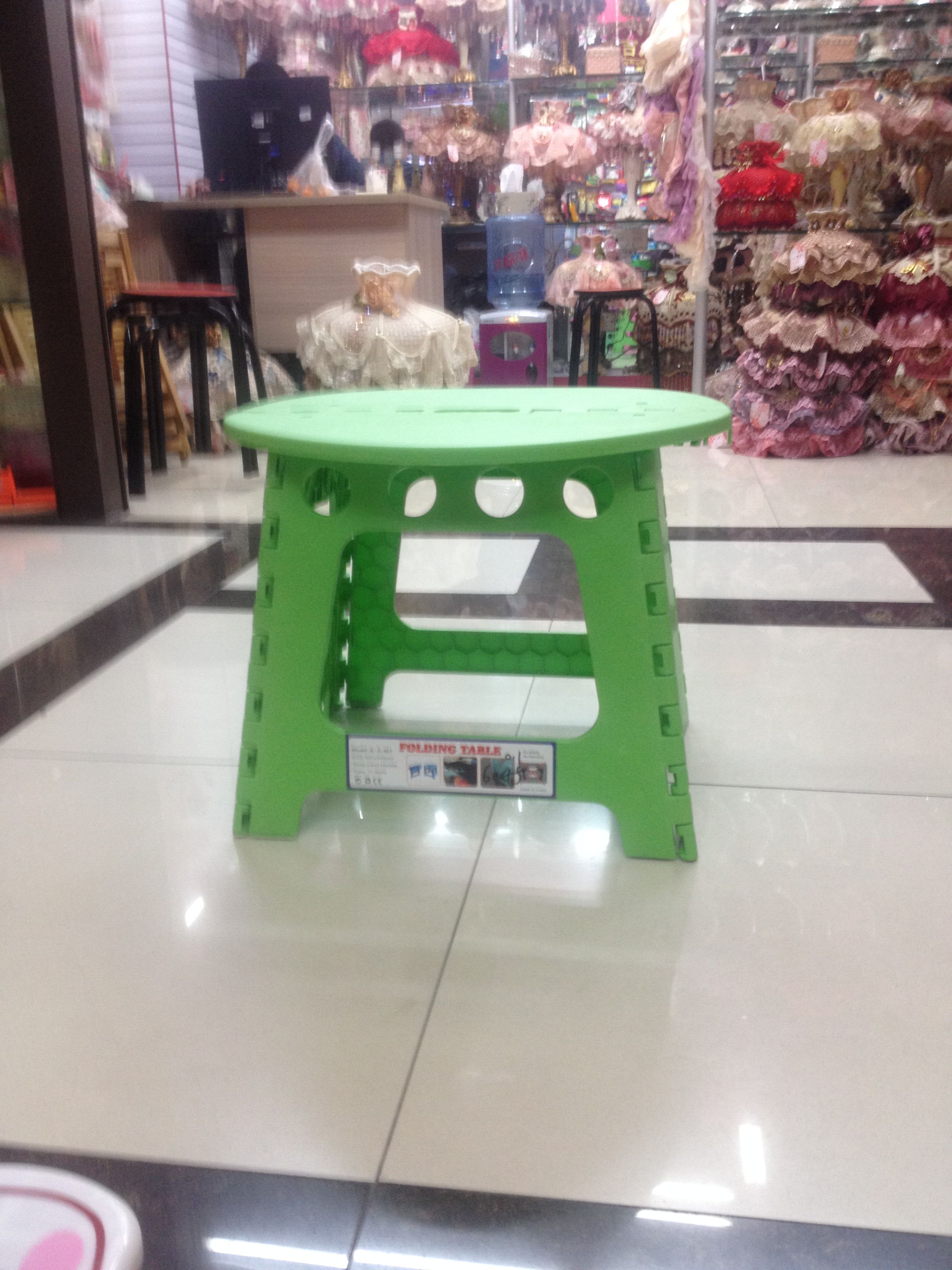 塑料折叠桌子 可收缩 野餐桌 便携桌 厂家直销 圆形详情图2