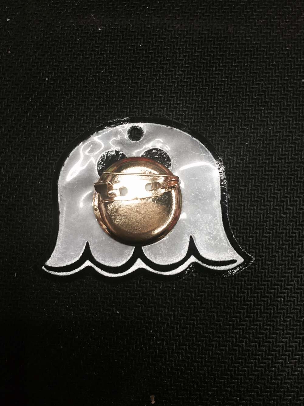 反光胸针水母，反光材料、反光晶格条，反光挂饰，反光贴细节图