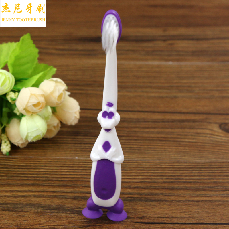 Clean And Protect Teeth Children's Toothbrush Cartoon Handle Send Car W-03E details Picture
