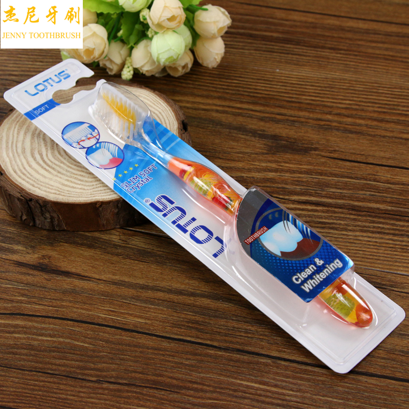 Fine Tooth Cleaning Elastic Gingival Toothbrush Adult Ultra-Fine Toothbrush Tartar L-479 Application Scenario