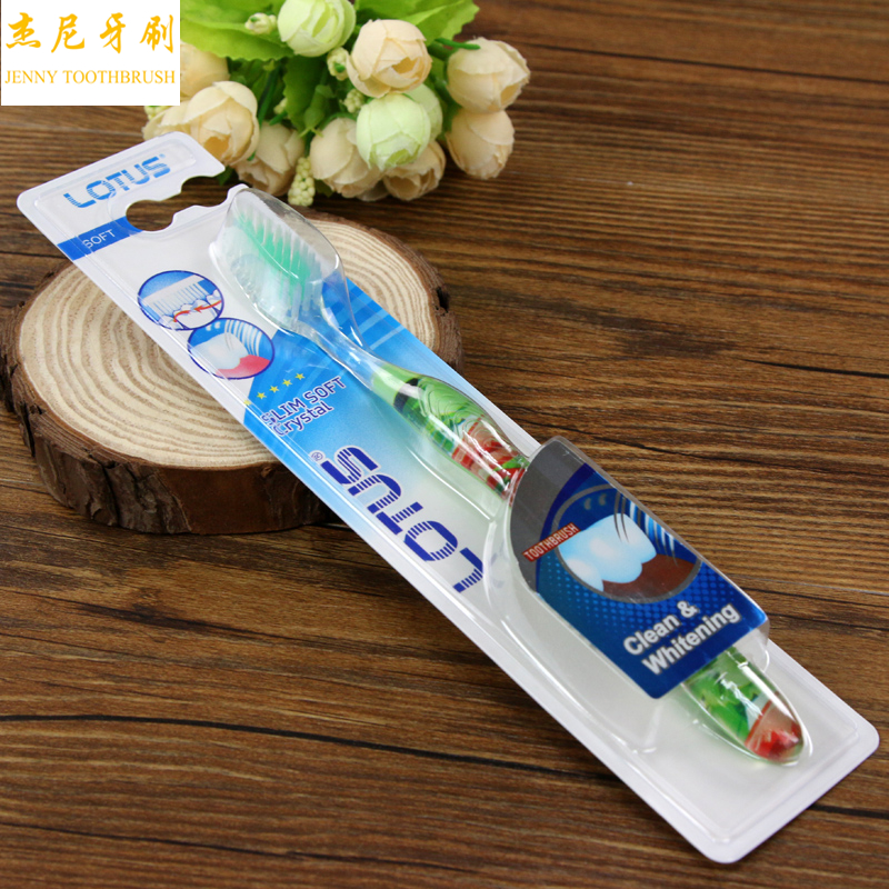 Fine Tooth Cleaning Elastic Gingival Toothbrush Adult Ultra-Fine Toothbrush Tartar L-479 details Picture