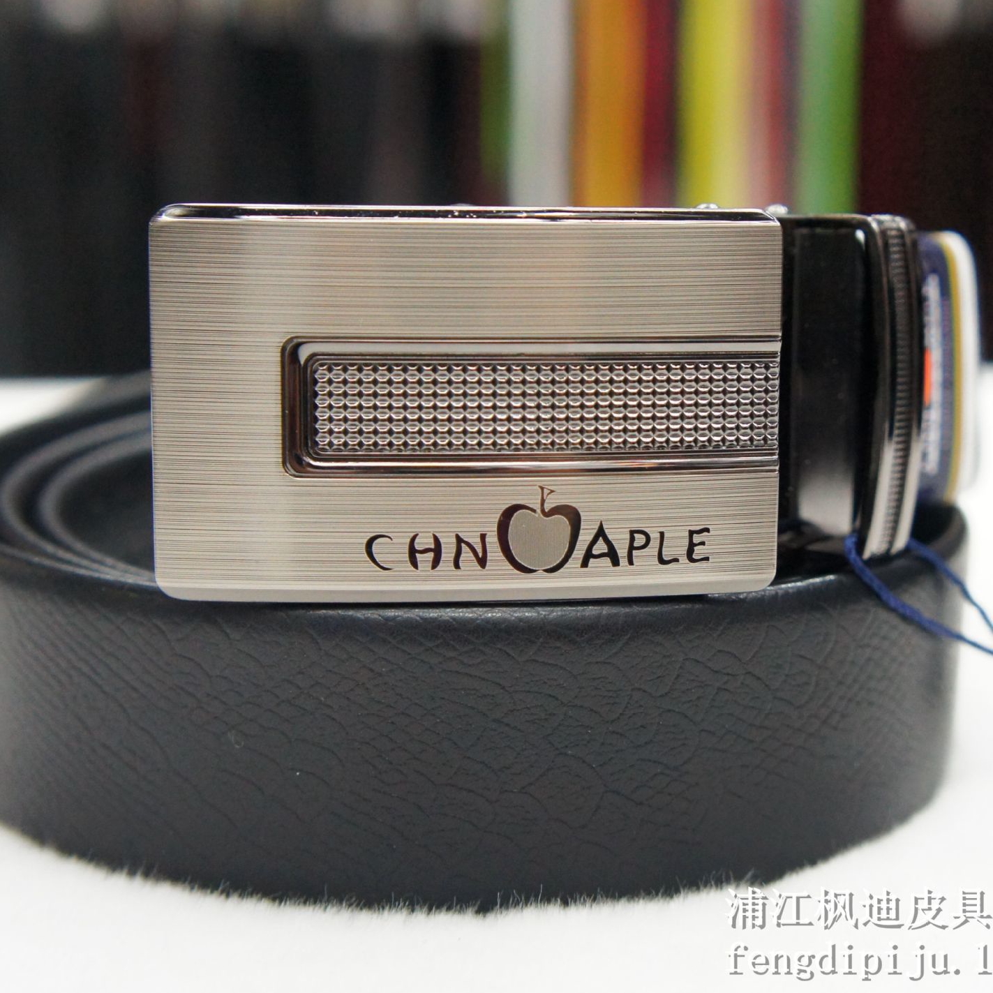 Leather belt fashion belt men's second floor leather phoenix dragon