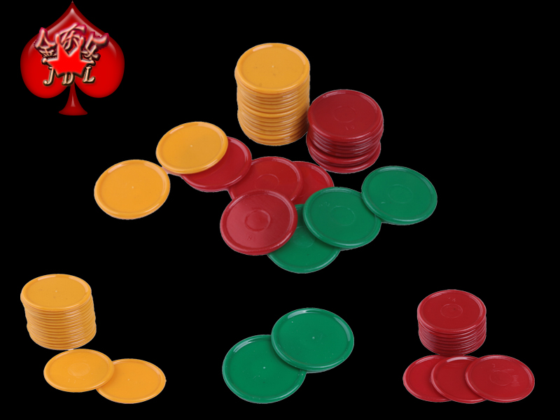 Chips 68 smooth plastic three-color chips blister chips foreign trade chips manufacturers direct sales
