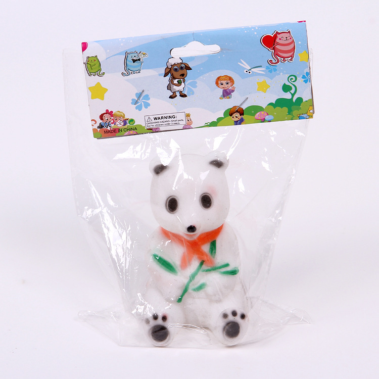 Hot-selling rubber cartoon toys, pet vocal toys, and cute little animal toys Specification image