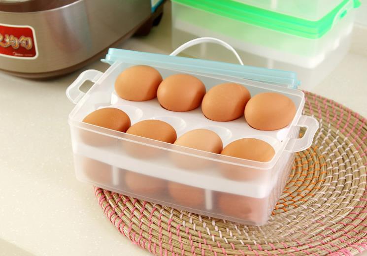 创意家居生活用品韩国厨房用具居家日用品双层鸡蛋收纳盒细节图