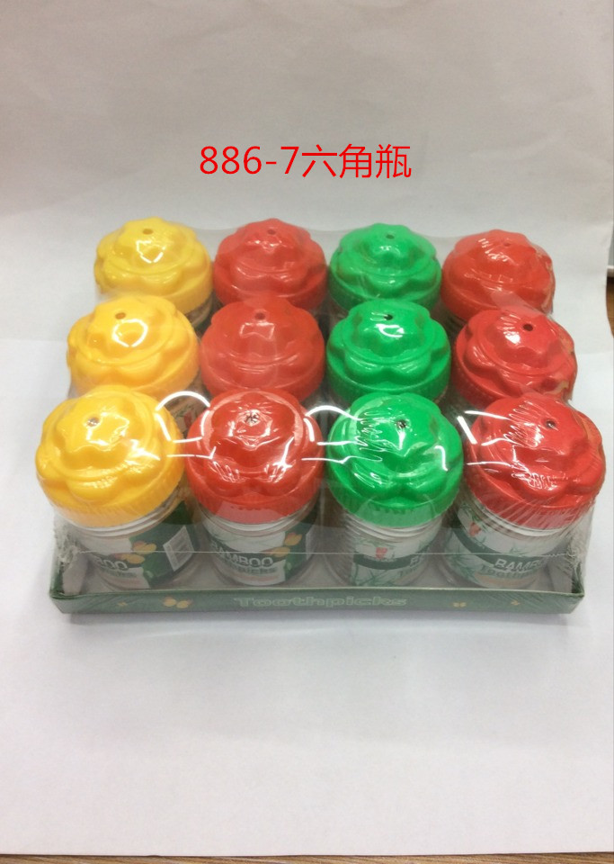 A Large Number Of Wholesale, New Material Transparent Bottles, Natural Environmental Protection Disposable Bamboo Toothpicks, Welcome To Order details Picture