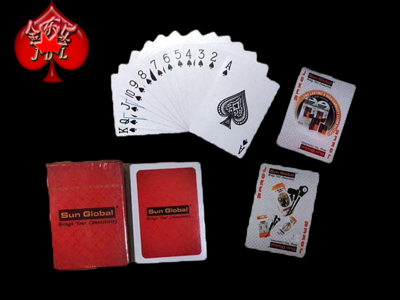 Customized advertising poker promotional poker and logo poker to customize Kim Dongle sample Application Scenario