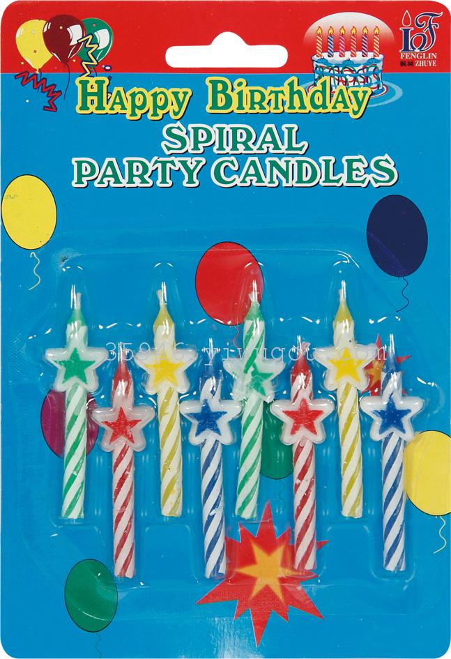 【枫林】厂家直销 五角星造型 笑脸造型 爱心造型生日蜡烛吸卡