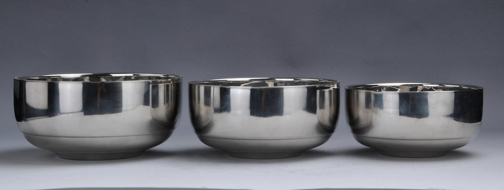 11.5cm Korean-style wealth bowl, household daily-use bowl, high-quality stainless steel heat-insulating bowl