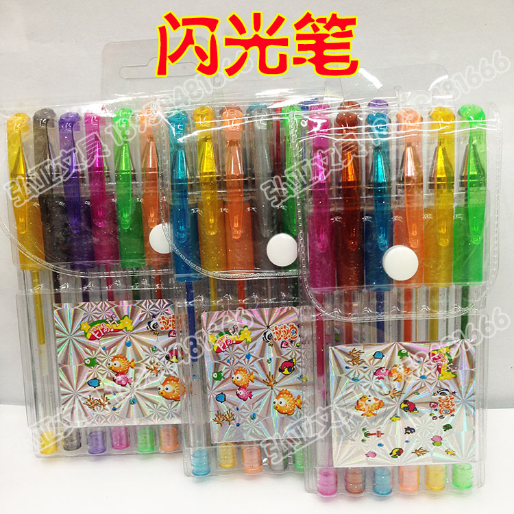 New flash PEN manufacturers are selling GLITTER INK Pens directly thumbnail
