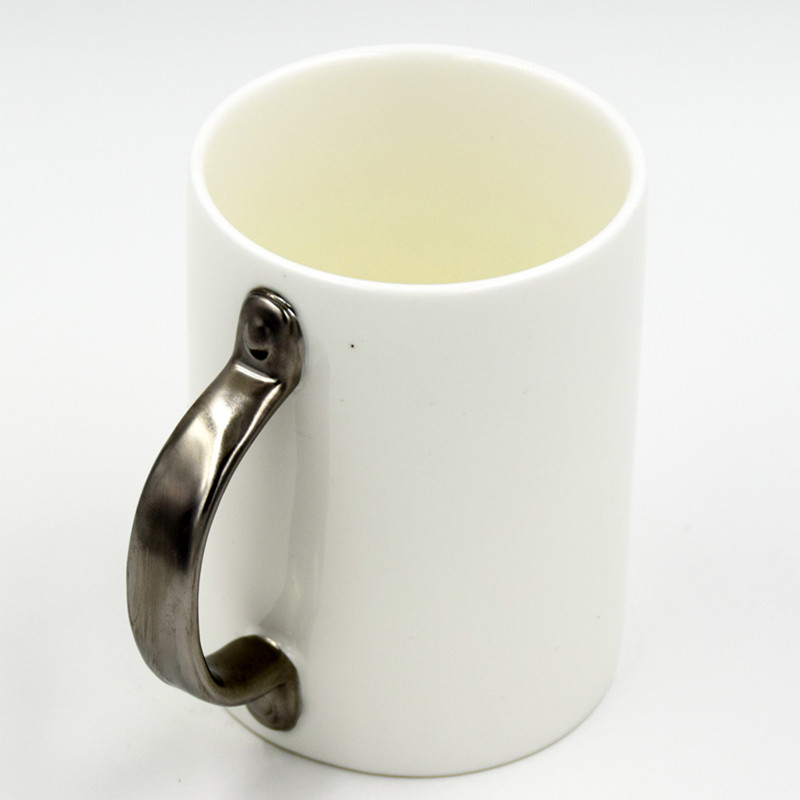 Creative Handle Cup Personalized gold and Silver Pistol cup New fancy water cup