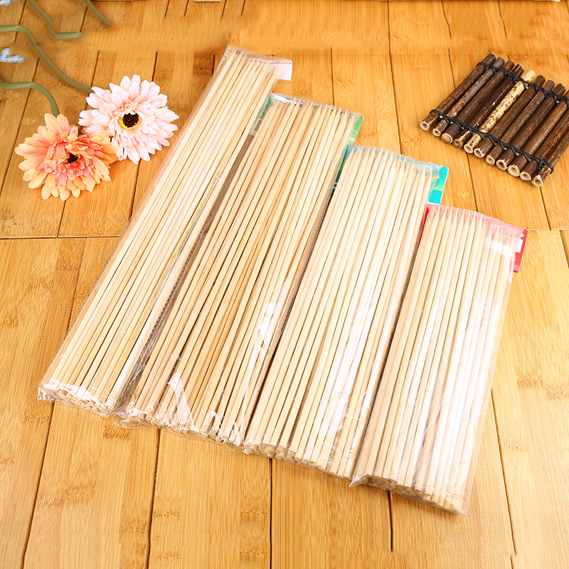 一次性 天然健康环保楠竹签子 4.0 5.0规格烧烤竹签批发细节图