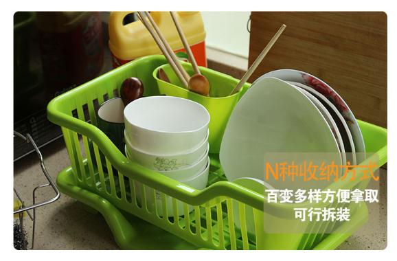Kitchen rack bowl rack dripping bowl rack dish rack storage dish rack cupboard rack Application Scenario