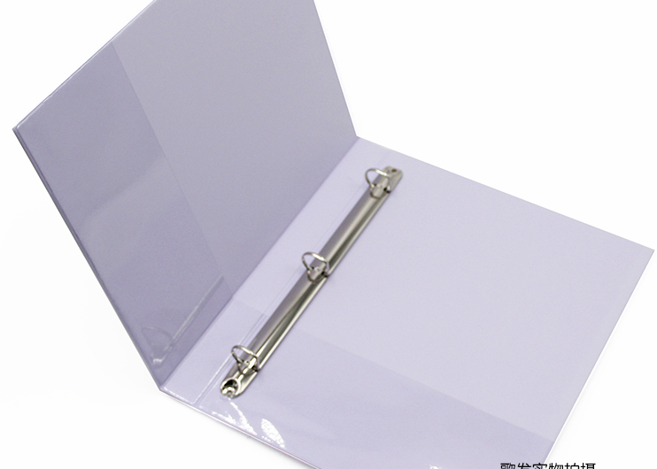 Three - hole folder A4 with PVC three - sided inserts thumbnail