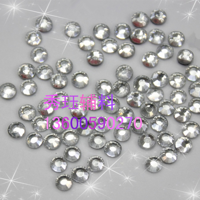 Middle East Drill Dmc Hot Drill Ss6 White Flat Bottom Drill Garment Accessories Specification drawing
