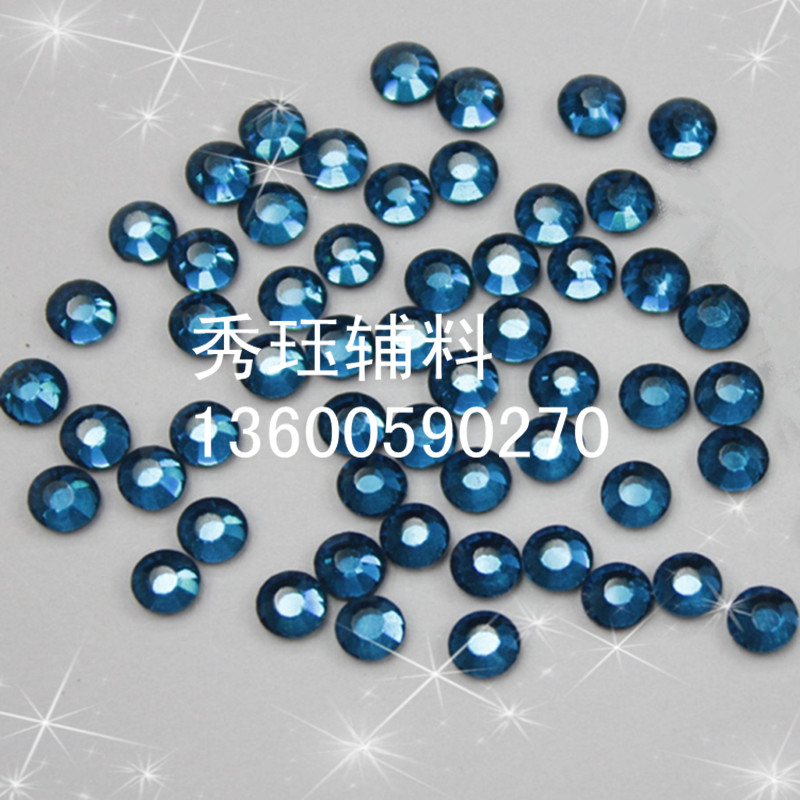 DMC有胶平底钻 SS10仿捷克烫钻 服装辅料