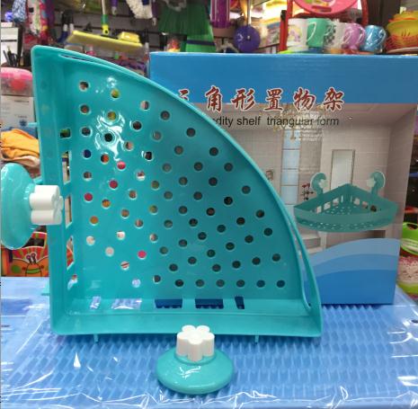 Bathroom triangle rack strong suction wall shelf storage shelf bathroom shelf thumbnail