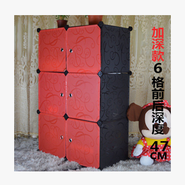 简便衣橱/衣柜/简易布衣柜/收纳柜/衣柜门窗产品图