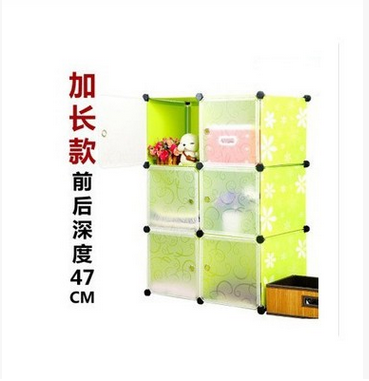 加厚单层自由组合储物柜抽屉式透明收纳柜收纳盒塑料整理柜细节图