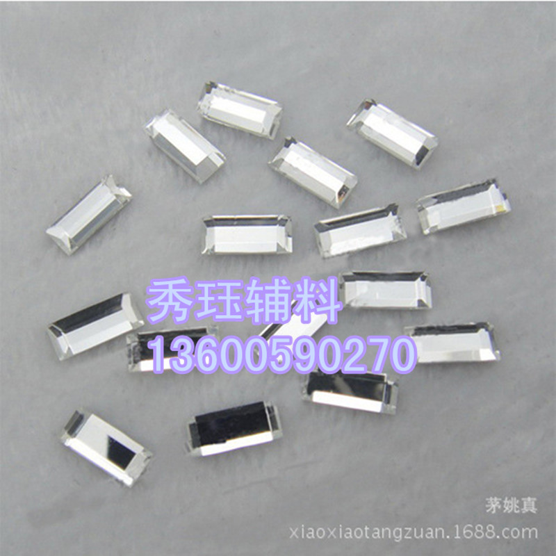 异型平底钻3*7星面长条异形钻 diy手工配件