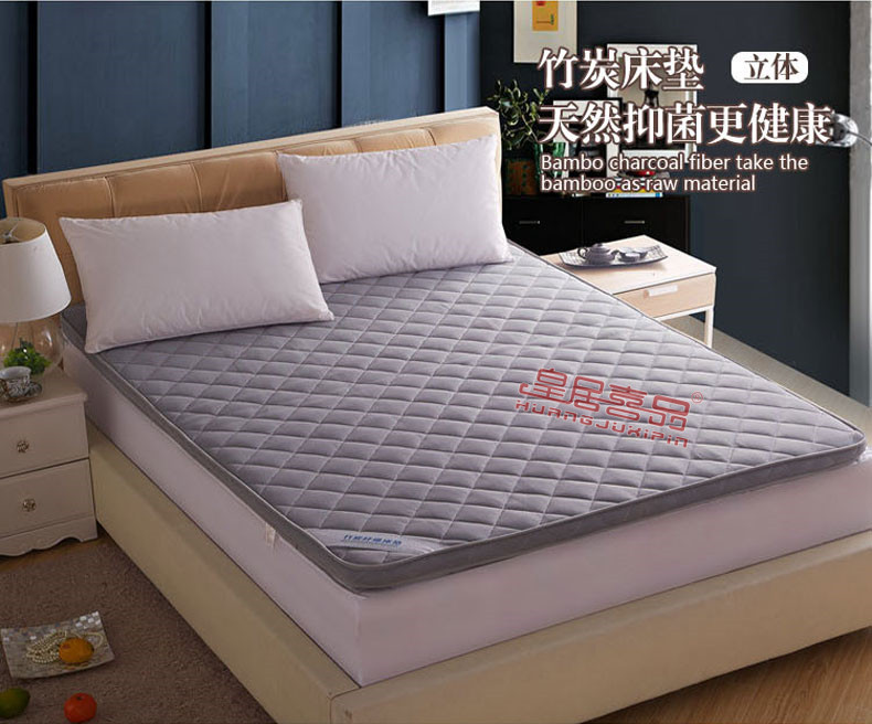 【 Imperial Palace Delicacies 】 Mugwort Functional Mattress, Thickened three-dimensional Mattress, Double Warm Floor Mat - Grey