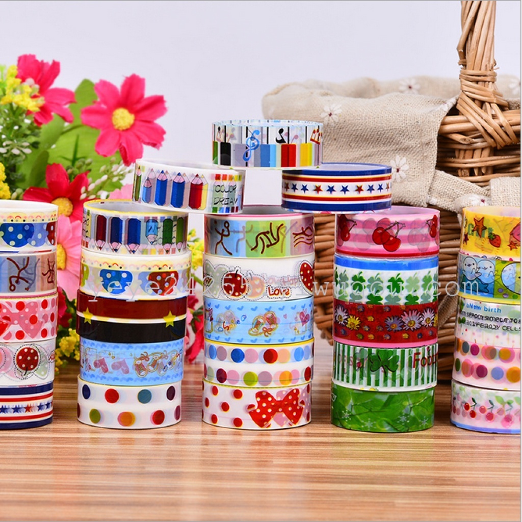 卡通胶带日记封口贴装饰便宜款装饰胶带混32款