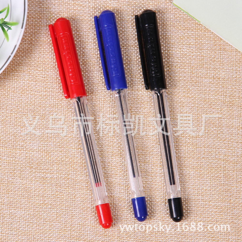 Biaokai manufacturer's simple ballpoint pen with sheath Specification image