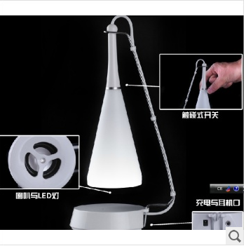 Multi-functional touch led table lamp, music and audio table lamp, novel and unique chandelier, night light details Picture