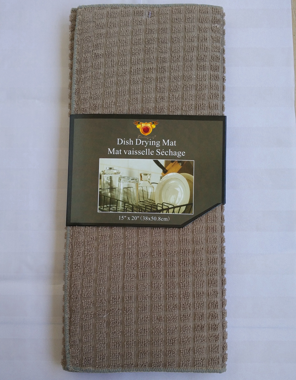 Plaid coaster place mat