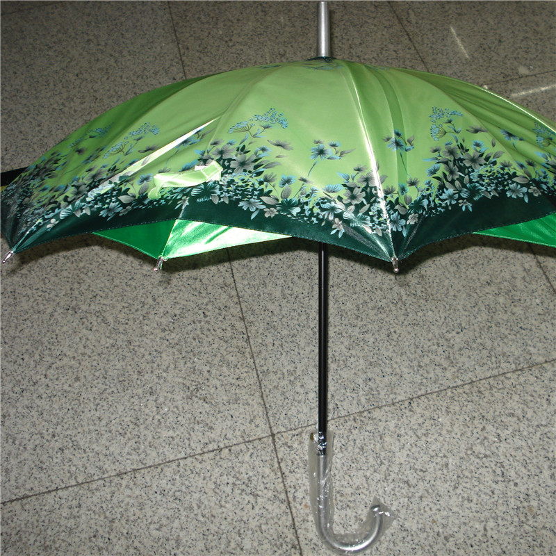 Double-layer color Ding sunshade umbrella, fresh small floral rain umbrella, UV protection creative umbrella factory direct sales Specification image