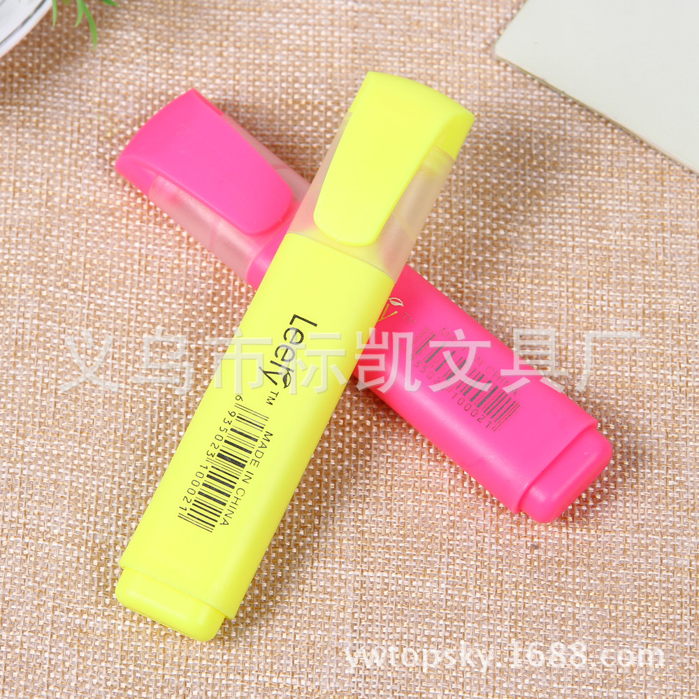 Highlighter pen for marking office and study L-8008