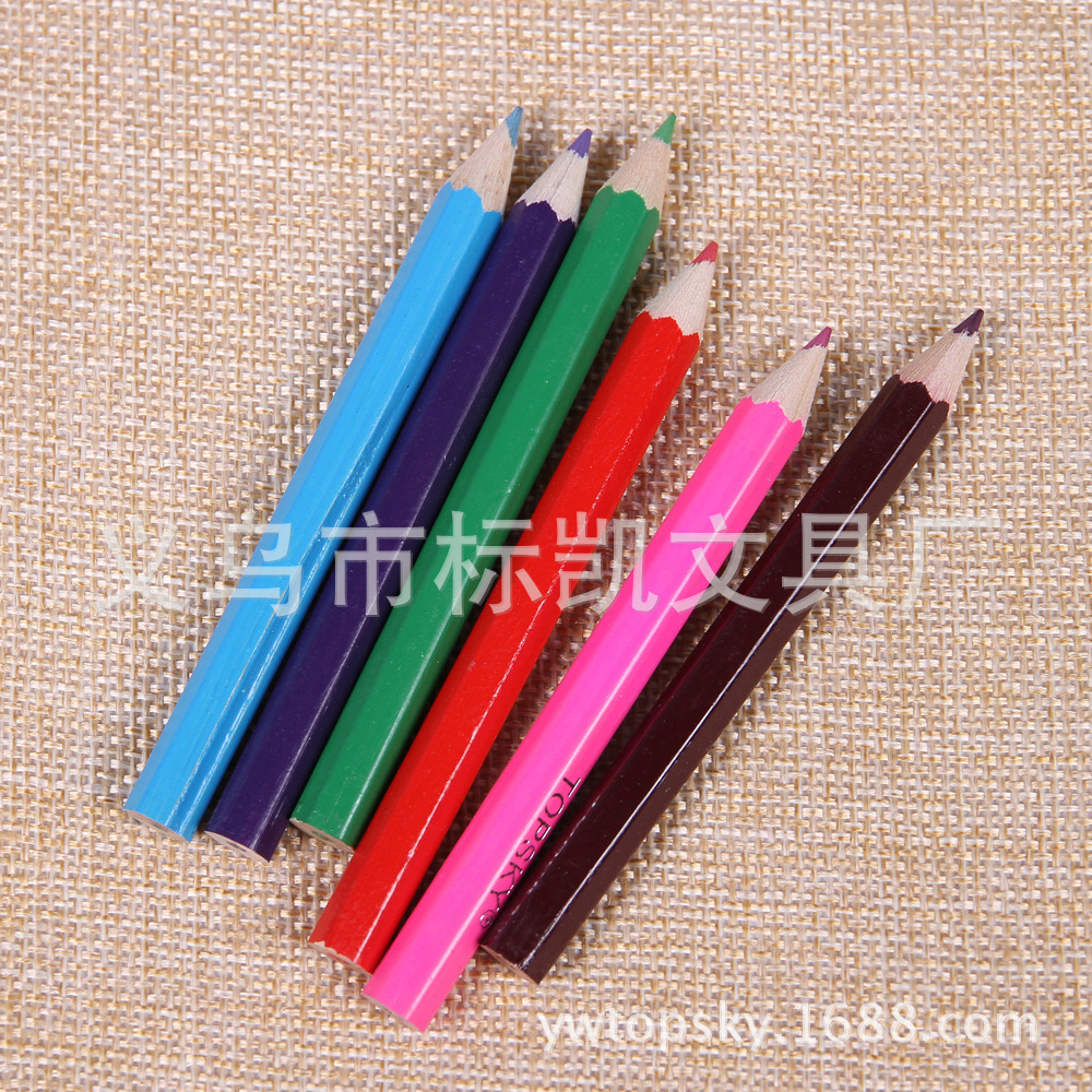 Factory direct sale of 12 thick colored pencils TL-B12 details Picture