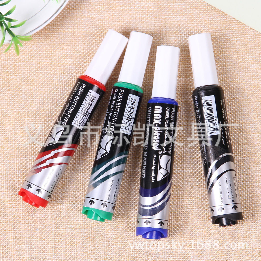 Factory direct sales of whiteboard pens and press-type direct liquid whiteboard pens details Picture