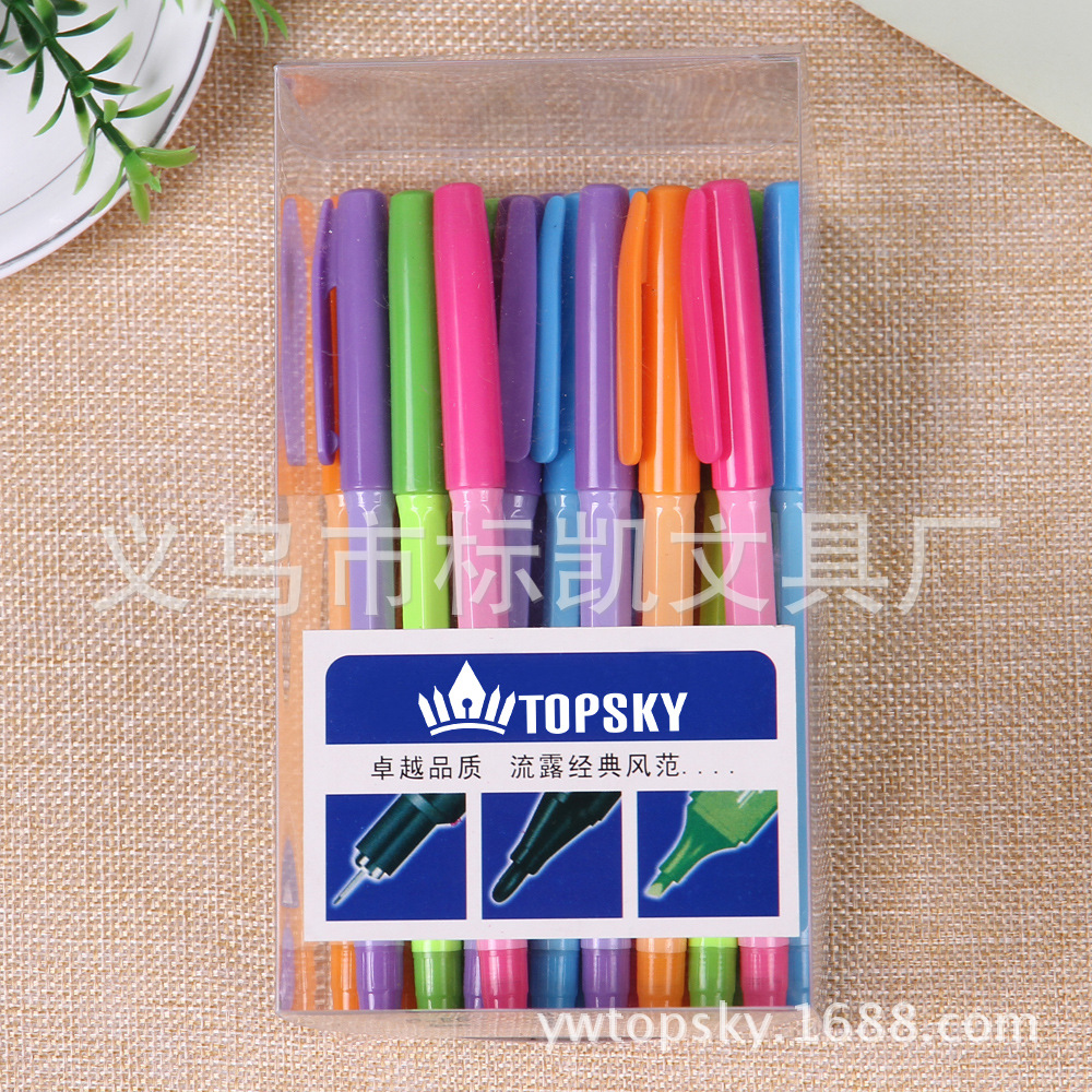 Factory direct sales of new simple ballpoint pens Specification image