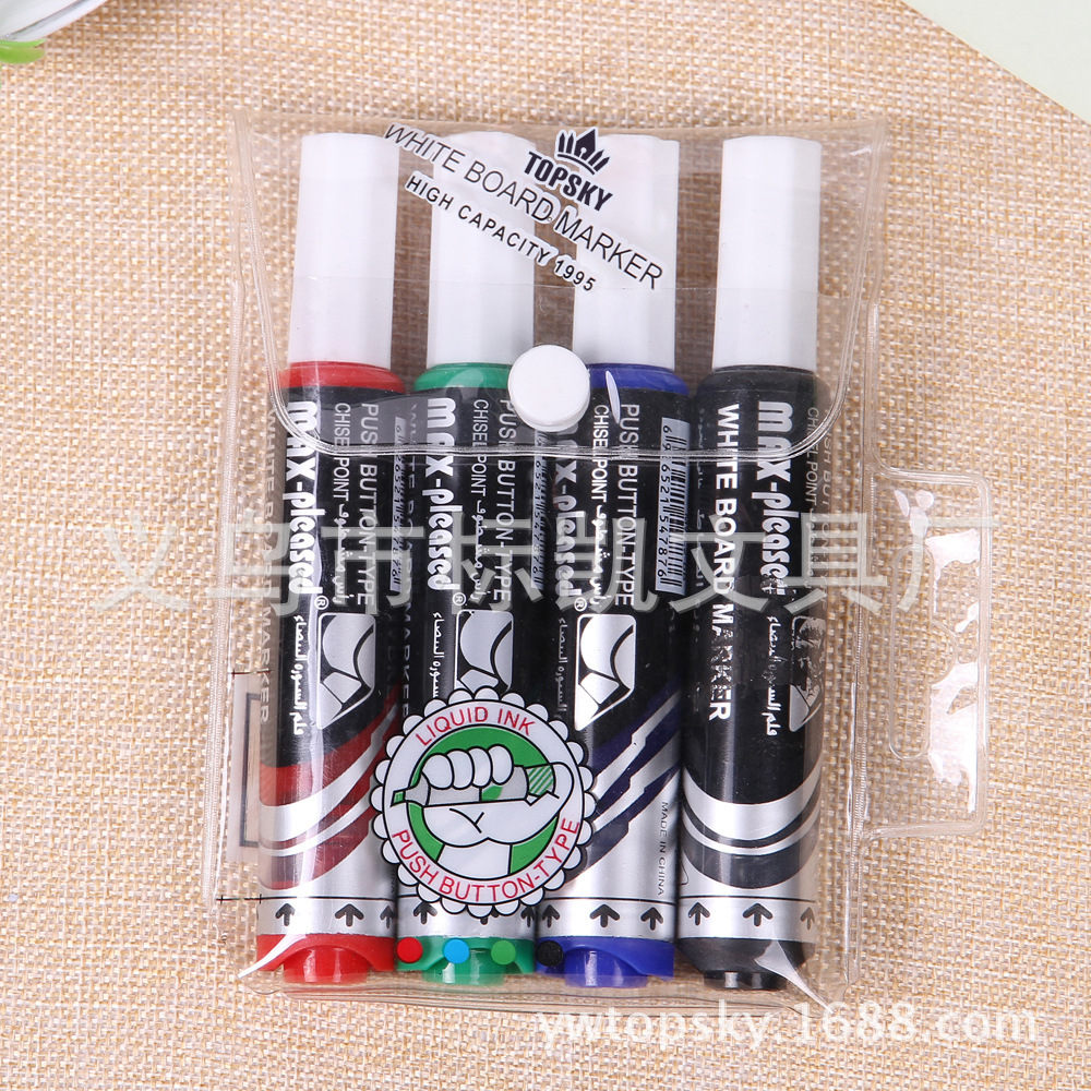 Factory direct sales of whiteboard pens and press-type direct liquid whiteboard pens Specification image
