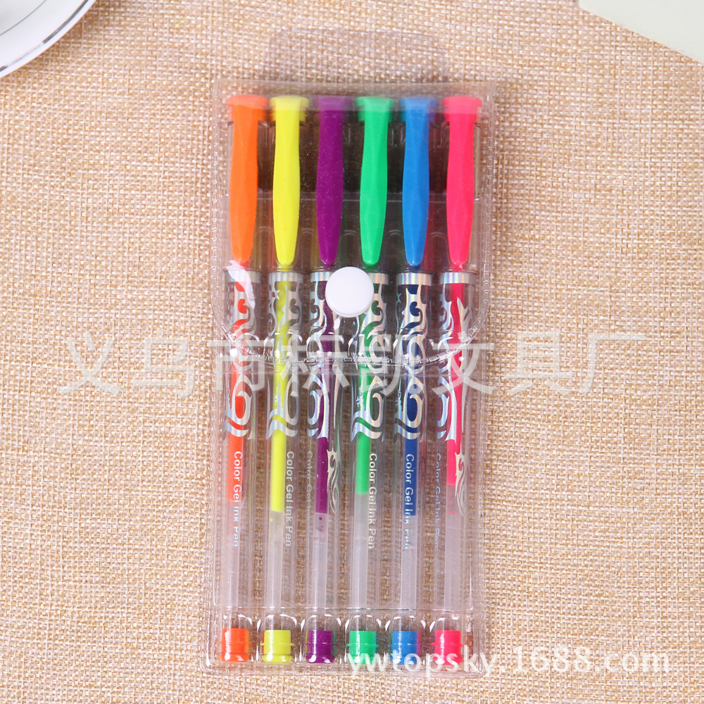 Creative fluorescent gel pen M-1503