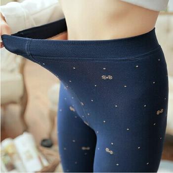 Factory direct sales of autumn and winter seven-color cotton thickened and fleece leggings with guaranteed quality and quantity details Picture