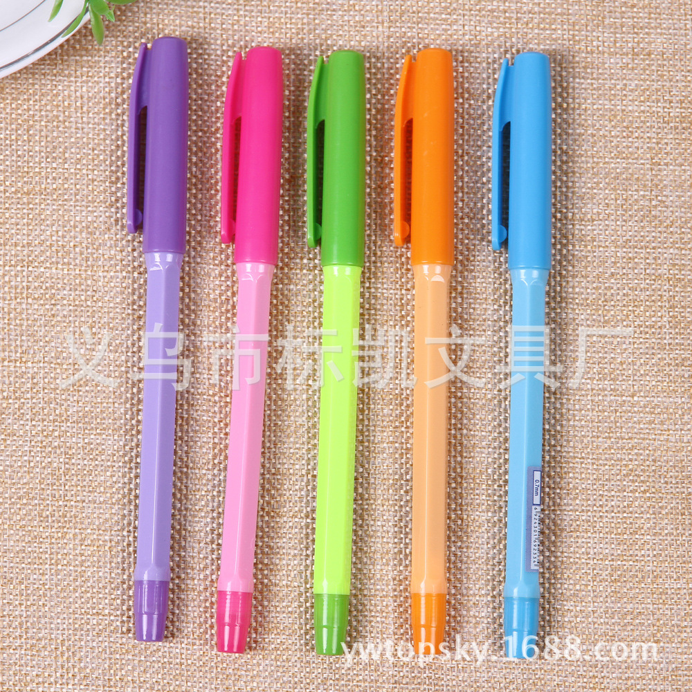 Factory direct sales of new simple ballpoint pens details Picture