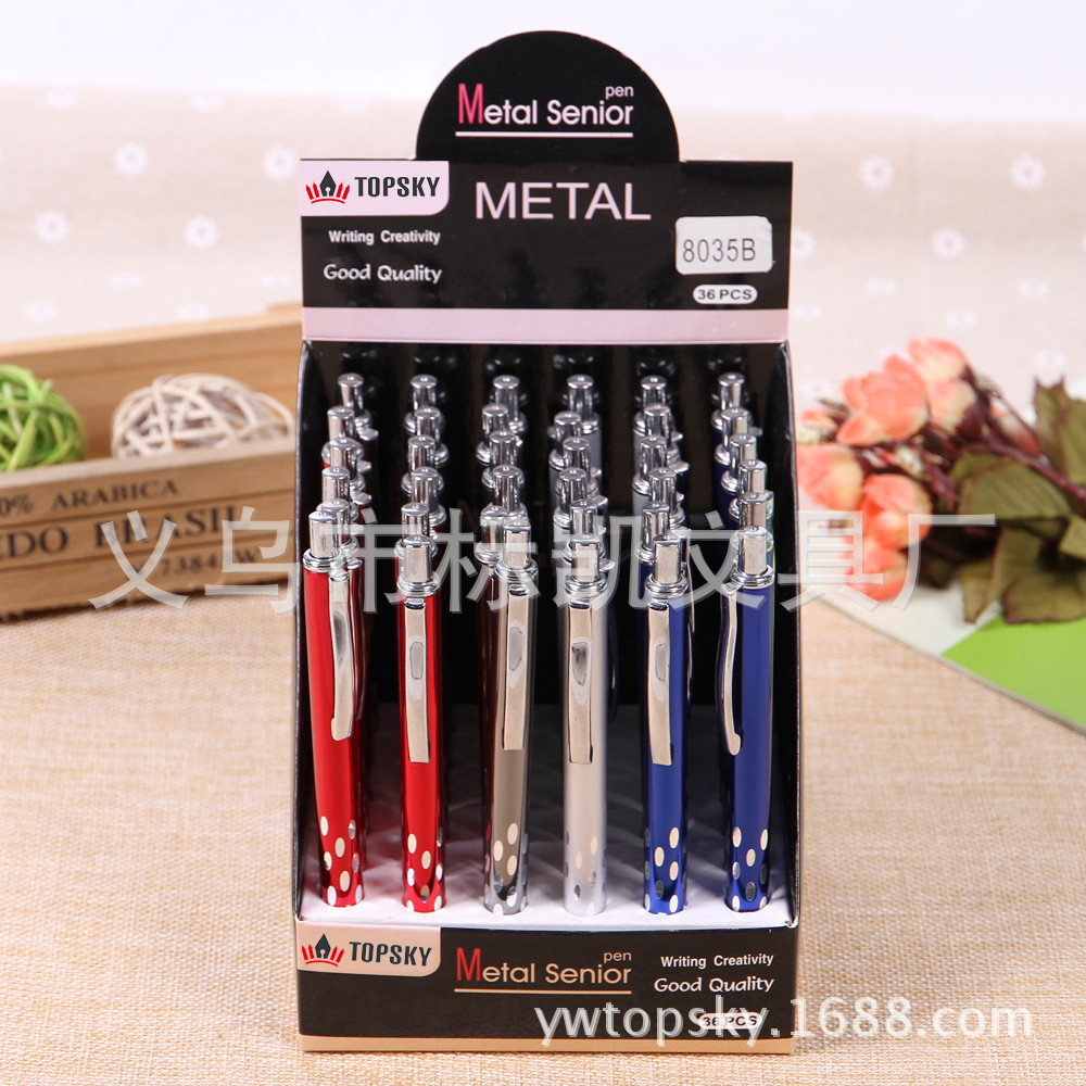 Supplying high-end metal ballpoint pens and aluminum ballpoint pens Specification image