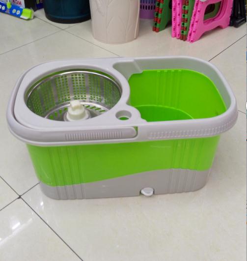 Square mop bucket rotating mop Bucket mop floor Bucket mop floor bucket mop head automatic mop floor Specification drawing