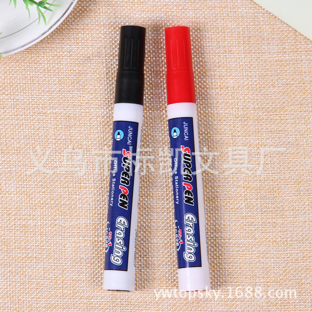 Factory wholesale and direct sales of special whiteboard pens, red, blue and black whiteboard pens, erasable office supplies details Picture