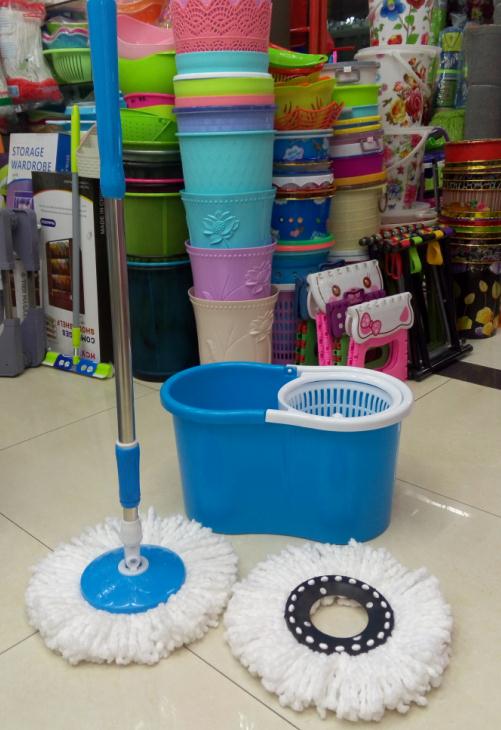 Rotating mop bucket Good God Mop dual drive automatic mop head mop bucket household mop mop tubs