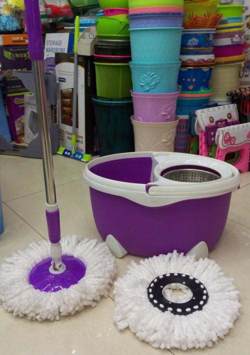Swivel mop bucket hand press dual drive mop floor swivel mop bucket automatically drags head mop mop thumbnail